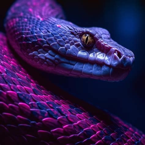 紫色蛇